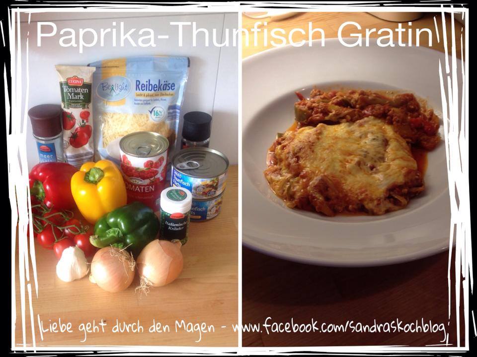 Thunfisch Paprika Gratin (Low Carb) Sandras Kochblog