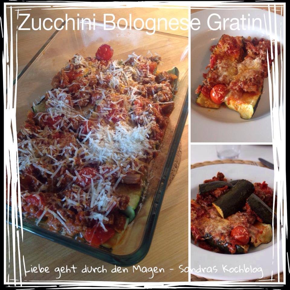Zucchini Bolognese Gratin (Low Carb) - Sandras Kochblog