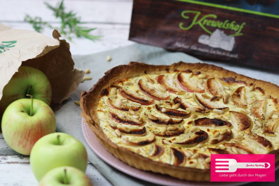 Apfel Ziegenkäse Tarte Sandras Kochblog