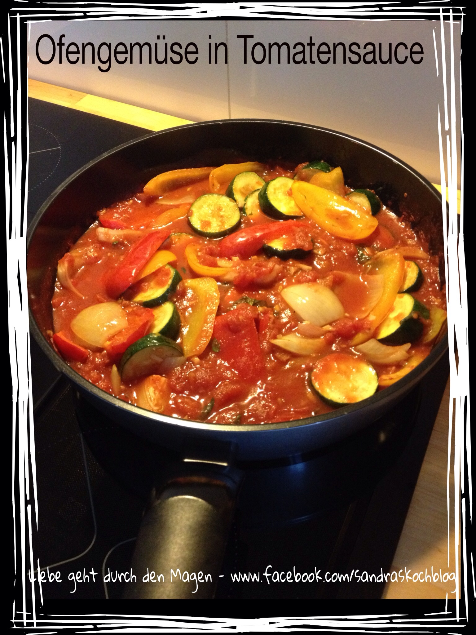 Ofengemüse in Tomatensauce vegetarisch (Low Carb) - Sandras Kochblog