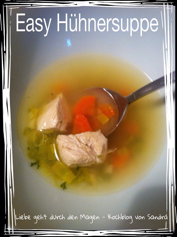 Hühnersuppe klassisch (Low Carb) - Sandras Kochblog