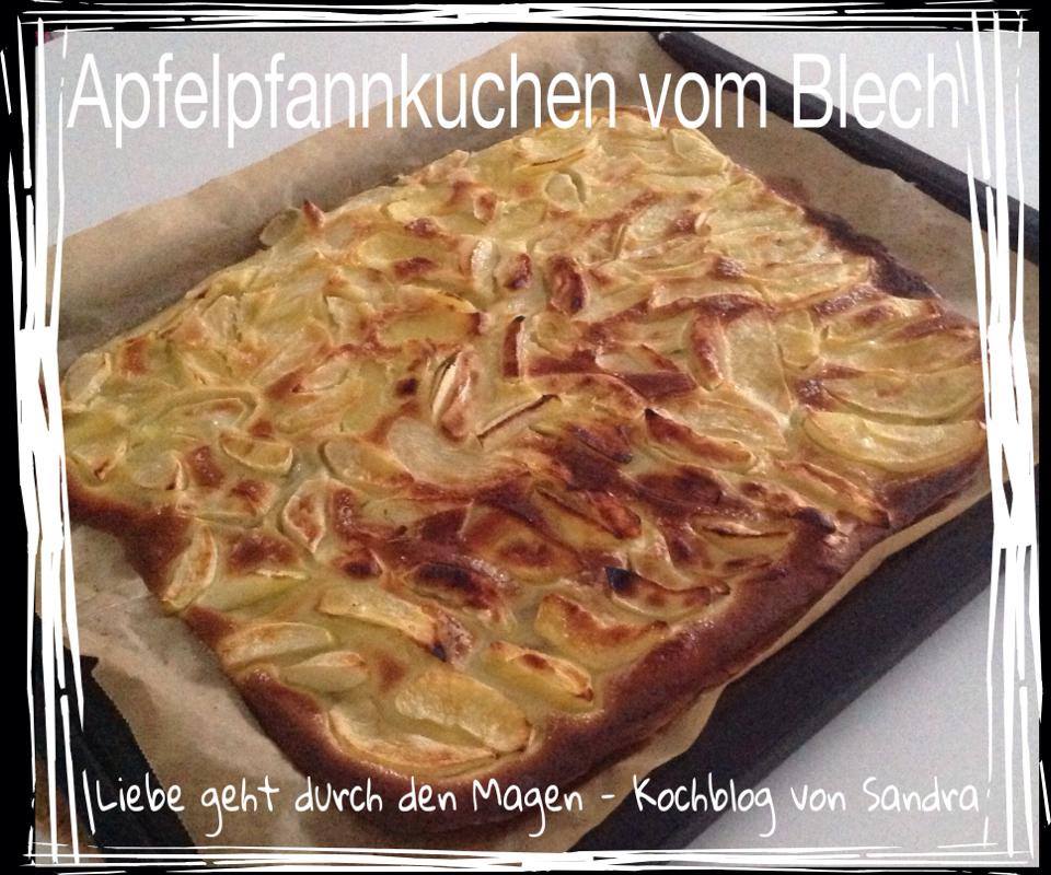 Apfelpfannkuchen vom Blech - Sandras Kochblog