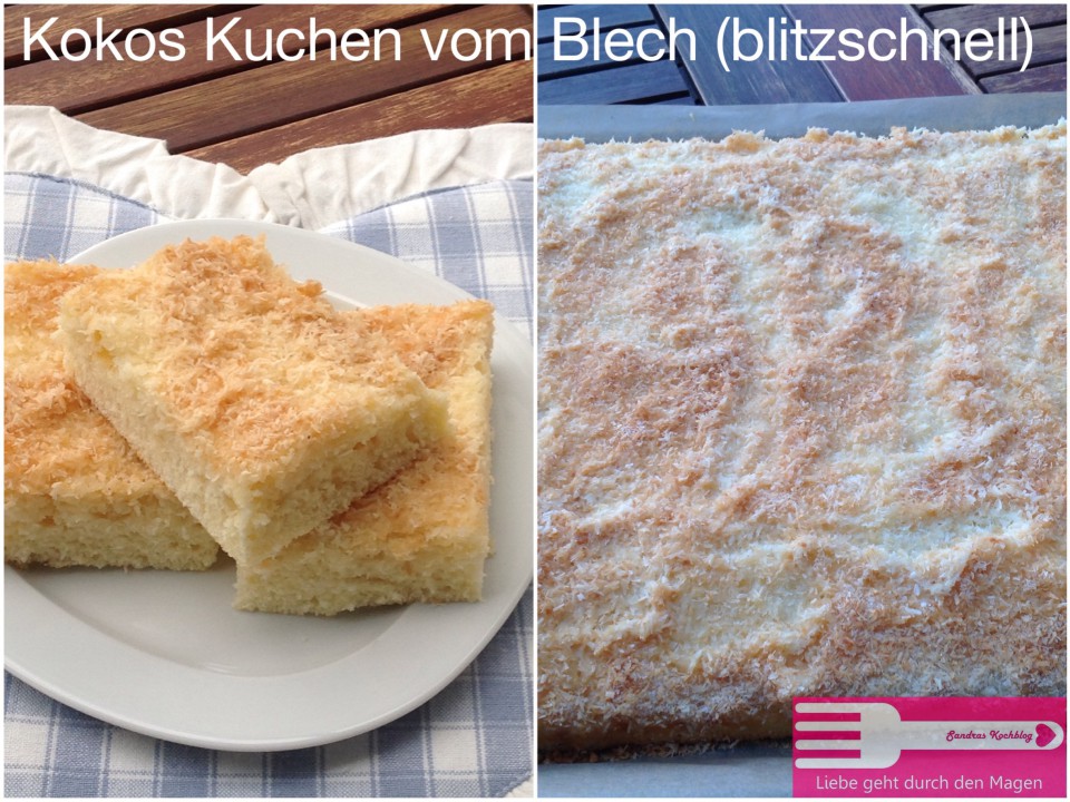 Kokos Blechkuchen - Sandras Kochblog