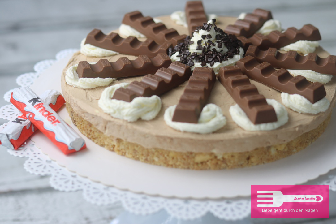 Kinderschokoladen Torte (no bake) - Sandras Kochblog