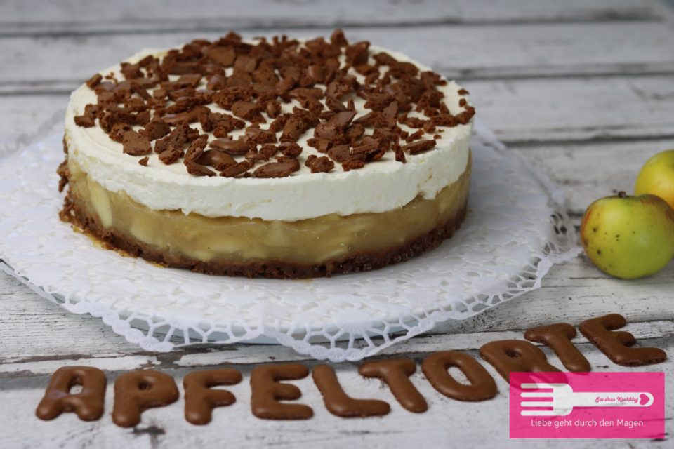 Apfeltorte (no bake) - Sandras Kochblog Apfeltorte (no bake) - Sandras Kochblog