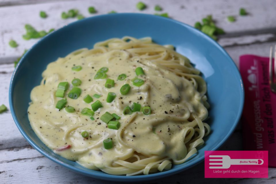 Pasta mit schneller Käsesauce - Sandras Kochblog