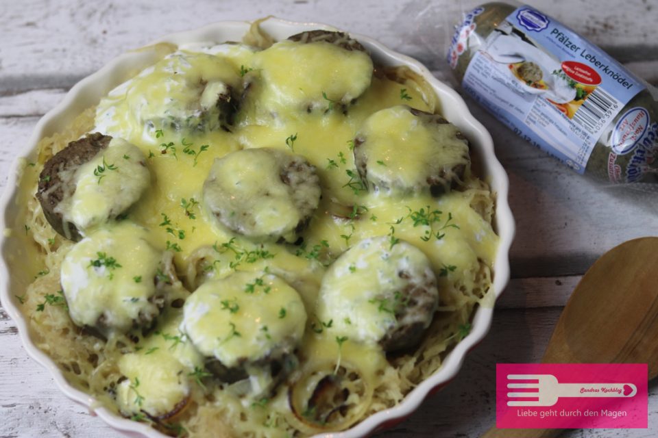 LeberknödelSauerkraut Auflauf (Low Carb) Sandras Kochblog