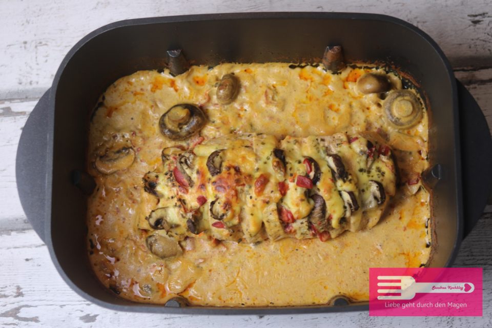 Putenbraten gratiniert (Low Carb) - Sandras Kochblog Putenbraten gratiniert (Low Carb) - Sandras Kochblog