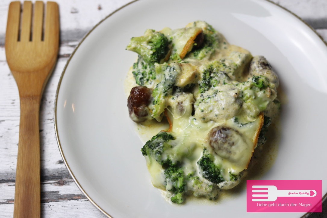 Brokkoli Gratin mit Merguez Bällchen (Low Carb) - Sandras Kochblog