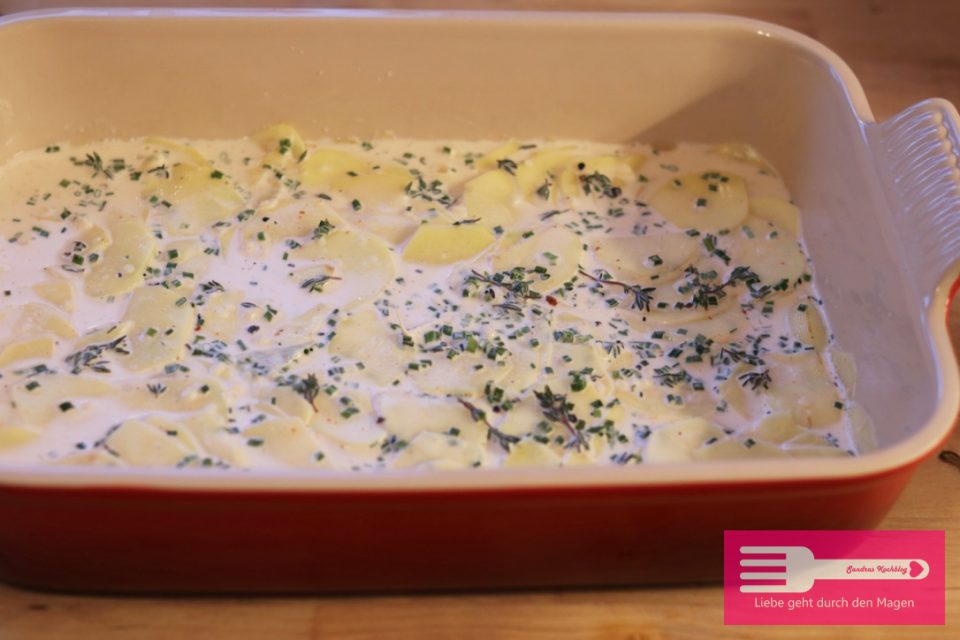 Kartoffel Lachs Gratin - Sandras Kochblog
