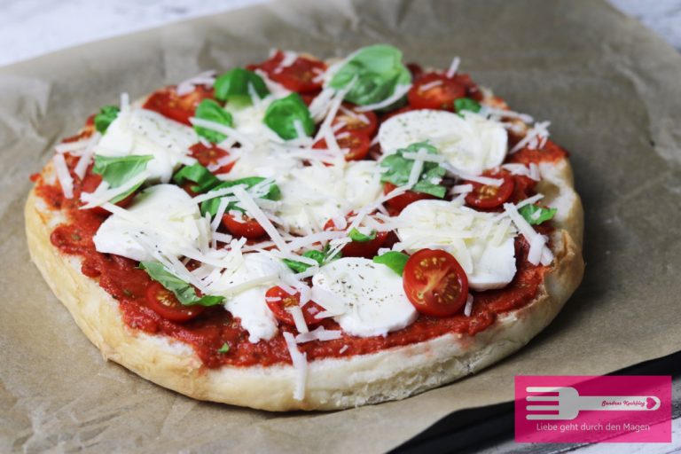 Fladenbrot Pizza mit Rucola und Parmaschinken - Sandras Kochblog