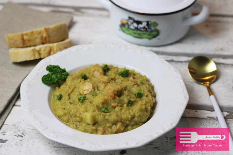 Erbsensuppe klassisch Sandras Kochblog