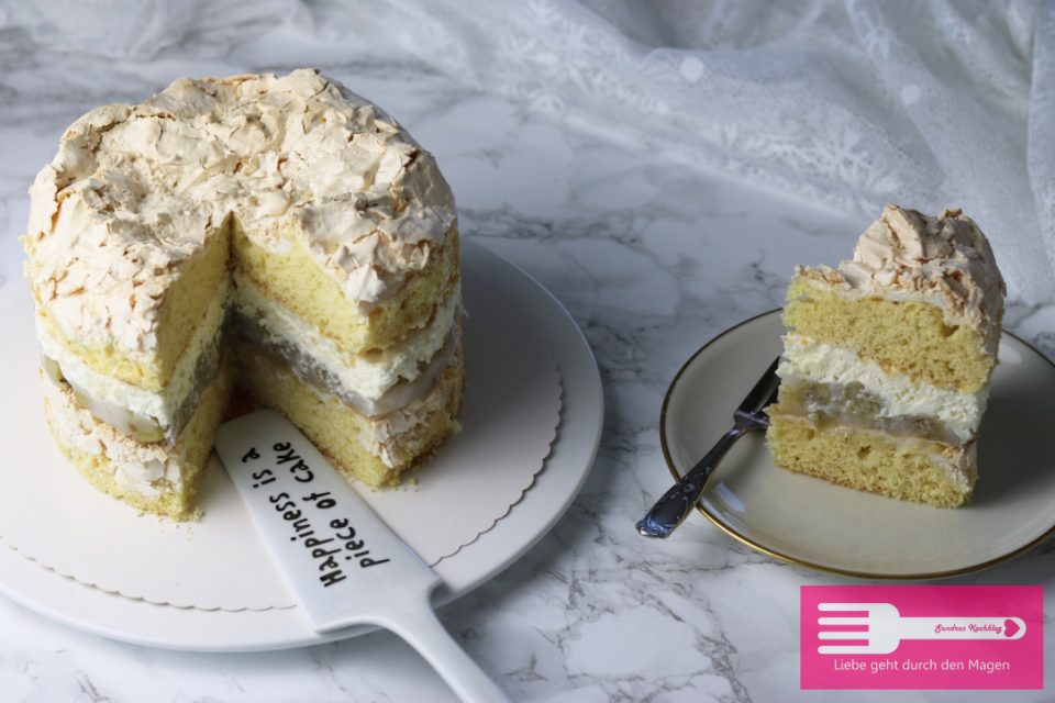 Stachelbeer Baiser Torte - Sandras Kochblog