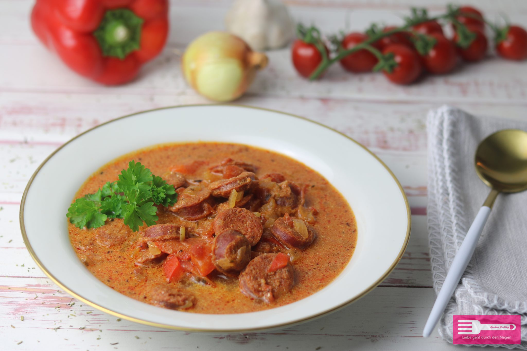 Chorizo Paprika Topf (Low Carb) - Sandras Kochblog Chorizo Paprika Topf (Low Carb) - Sandras Kochblog