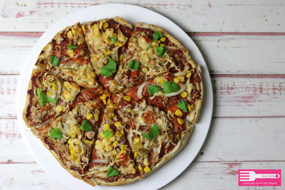 Flotte Fladenbrot Pizza - Sandras Kochblog