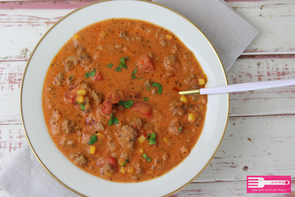 Pizza Suppe - Sandras Kochblog