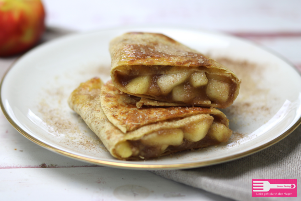 Apfeltaschen Wrap - Sandras Kochblog