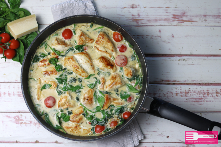 Hähnchen in Parmesan Sauce - Sandras Kochblog