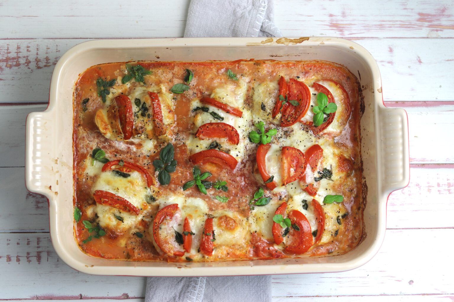Tomate Mozzarella Hähnchen - Sandras Kochblog