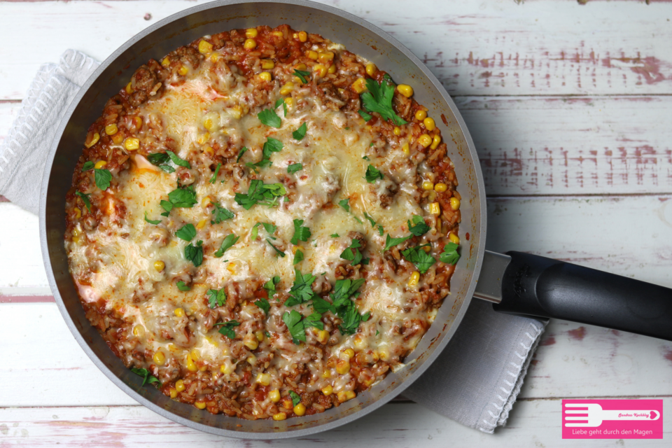 One Pot Reis mit Hack - Sandras Kochblog